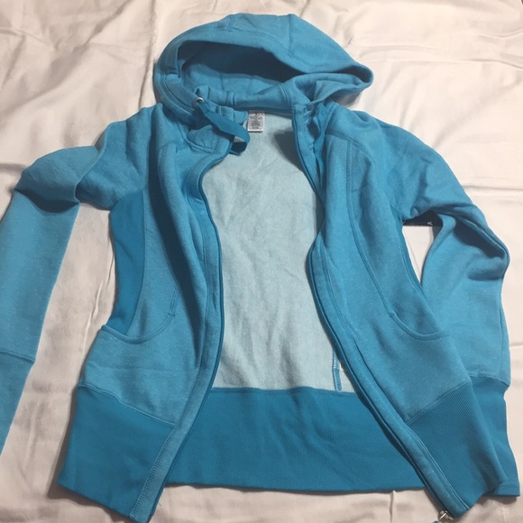 Active life ladies hoodie. Color: Turquoise. - Picture 5 of 10